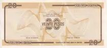 Kuba 20 Pesos - Arms - 1985 - Serial FA - P.FX36