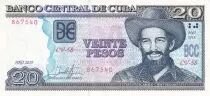 Kuba 20 Pesos - Camilo Cienfuegos - Bananas - 2019 - Serial CV-58 - P.NEW