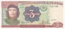 Kuba 3 Pesos - Che Guevara - 1995 - UNC - P.113