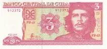 Kuba 3 Pesos - Che Guevara - 2005 - Serial FB-03 - P.127b
