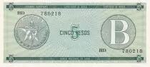 Kuba 5 Pesos - Castillo de los tres reyes - 1985 - UNC