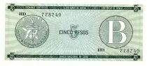 Kuba 5 Pesos - Castillo de los tres reyes - 1985 - UNC