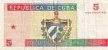 Kuba 5 Pesos Convertible - Monument - Coat of Arms - 1994 - VF+ - P.FX39