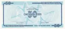 Kuba 50 Pesos - Arms - 1985 - Serial EB - P.FX24