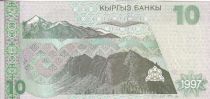 Kyrgyzstan 10 Som - Kassim - Mountains  - 1997 - P.14