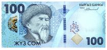 Kyrgyzstan 100 Som Toktogul - Teniyri Mountains - 2023 - Serial AA