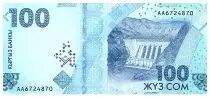 Kyrgyzstan 100 Som Toktogul - Teniyri Mountains - 2023 - Serial AA