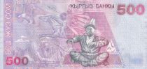 Kyrgyzstan 500 Som - Sayakbai Karalaiev - 2004 - UNC - P.23