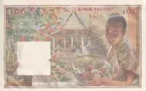 Lao  100 Kip - S. Vong - Woman - ND (1957) - Série C.12 - P.6