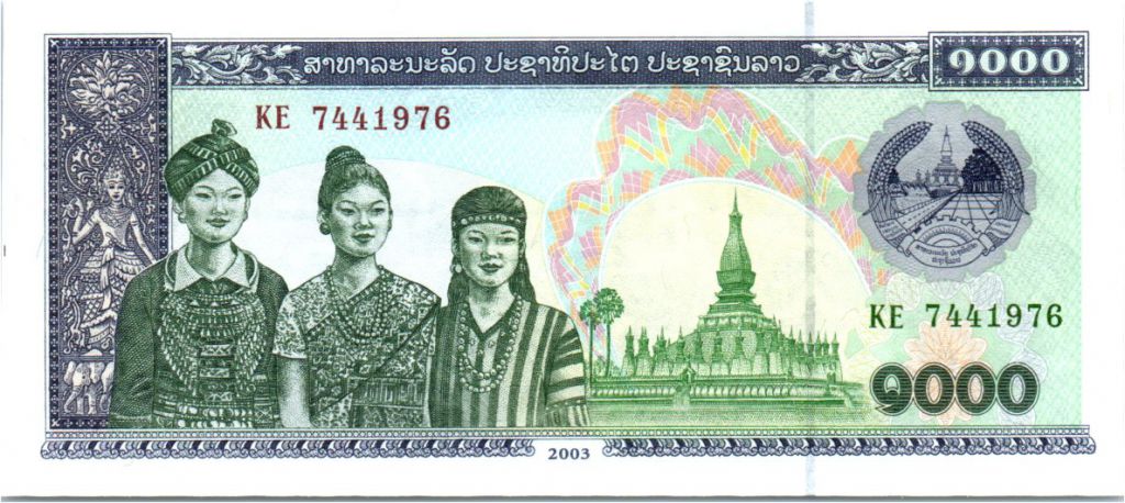 LAO BANKNOTE 5000 Kip 2003 UNC 