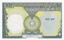Laos 10 Kip - Nang Sang Vane - 1962 - S&eacute;rie Y8