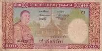 Laos 500 Kip Gal S. Vong -2500 years of Buddhisme era - 1957