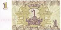 Latvia 1 Rubli - 1992 - Serial AB - P.35