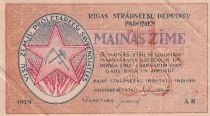 Latvia 1 Rublis - Orange - 1919 - P.R1