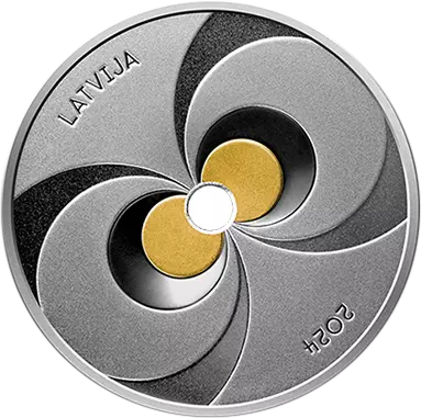 Latvia Energy - 5 euro Silver Color 2024