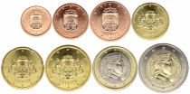 Latvia Euro.2014 Serial of 8 coins - 2014 Milda