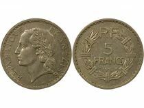 Lavrillier - 5 Francs, Nickel - 1937 (1939) Paris