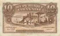 Lebanon 10 Piasters - 31-07-1942 - P.35