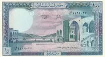 Lebanon 100 Livres - Palace of Beit-ed-Bin - Cedar - 1988 - P.66d