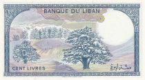 Lebanon 100 Livres - Palace of Beit-ed-Bin - Cedar - 1988 - P.66d