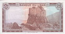 Lebanon 25 Livres - Saida - Ruines - 1983 - P.64c