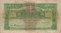 Lebanon 50 Piasters - 1/2 Pound - 01-08-1942 - P.37
