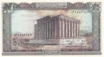 Lebanon 50 Pounds Temple of Bacchus - 1988