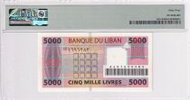 Lebanon 5000 Livres - Pink - Remplacement - 2008
