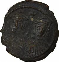 Leo III & Constantine V - Follis, Class III - 732  Constantinople