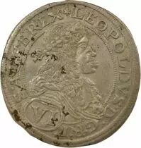 Leopold I - 15 Silver Kreuzer - 1674 Vienna