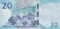 Lesotho 10 Maloti - Kings - Houses - 2021 - P.NEW