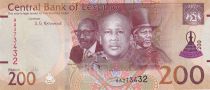 Lesotho 200 Maloti - Kings - Cavalier - 2021 - P.NEW