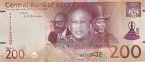 Lesotho 200 Maloti - Kings - Cavalier - 2021 - P.NEW