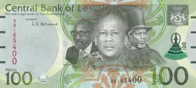 Lesotho 50 Maloti - Kings - Shepperd - 2021 - P.NEW