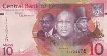 Lesoto 10 Maloti - Kings Moshoeshoe II, Letsie III and Moshoeshoe I - 2021