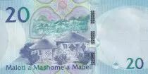Lesoto 20 Maloti - Kings - Houses - 2021 - Serial BJ - P.NEW