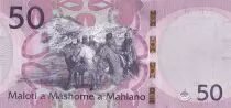 Lesoto 50 Maloti - Kings - Horses - 2021 - Serial AA - P.NEW