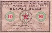 Letonia 10 Rubli - 1919 - P.R4