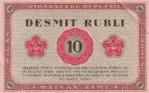 Letonia 10 Rubli - 1919 - P.R4