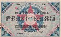 Letonia 5 Rubli - 1919 - P.R3