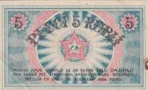 Lettonia 5 Rubli - 1919 - P.R3
