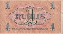 Lettonie 1 Rublis - Orange - 1919 - P.R1