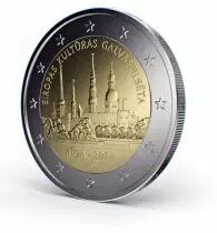Lettonie 2 Euros Comm&eacute;mo. LETTONIE 2014 - Riga