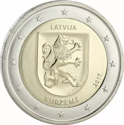 Lettonie 2 Euros Comm�mo. LETTONIE 2017 - Kurzeme