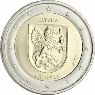 Lettonie 2 Euros Comm�mo. LETTONIE 2017 - Latgale