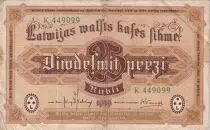 Lettonie 25 Rubli - Brun - 1919 - P.5k