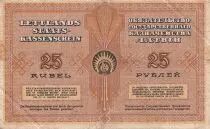 Lettonie 25 Rubli - Brun - 1919 - P.5k