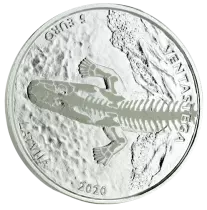 Lettonie Ventastega - 5 euro Argent Fluorescent LETTONIE 2020