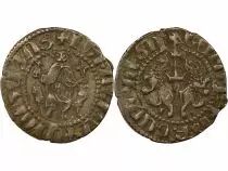 Levon I - Silver Tram, enthroned King - 1198 / 1219 Sis