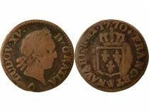 Liard - Louis XV with Old Head - 1770 W Lille